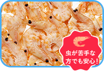 虫が苦手な方でも安心！